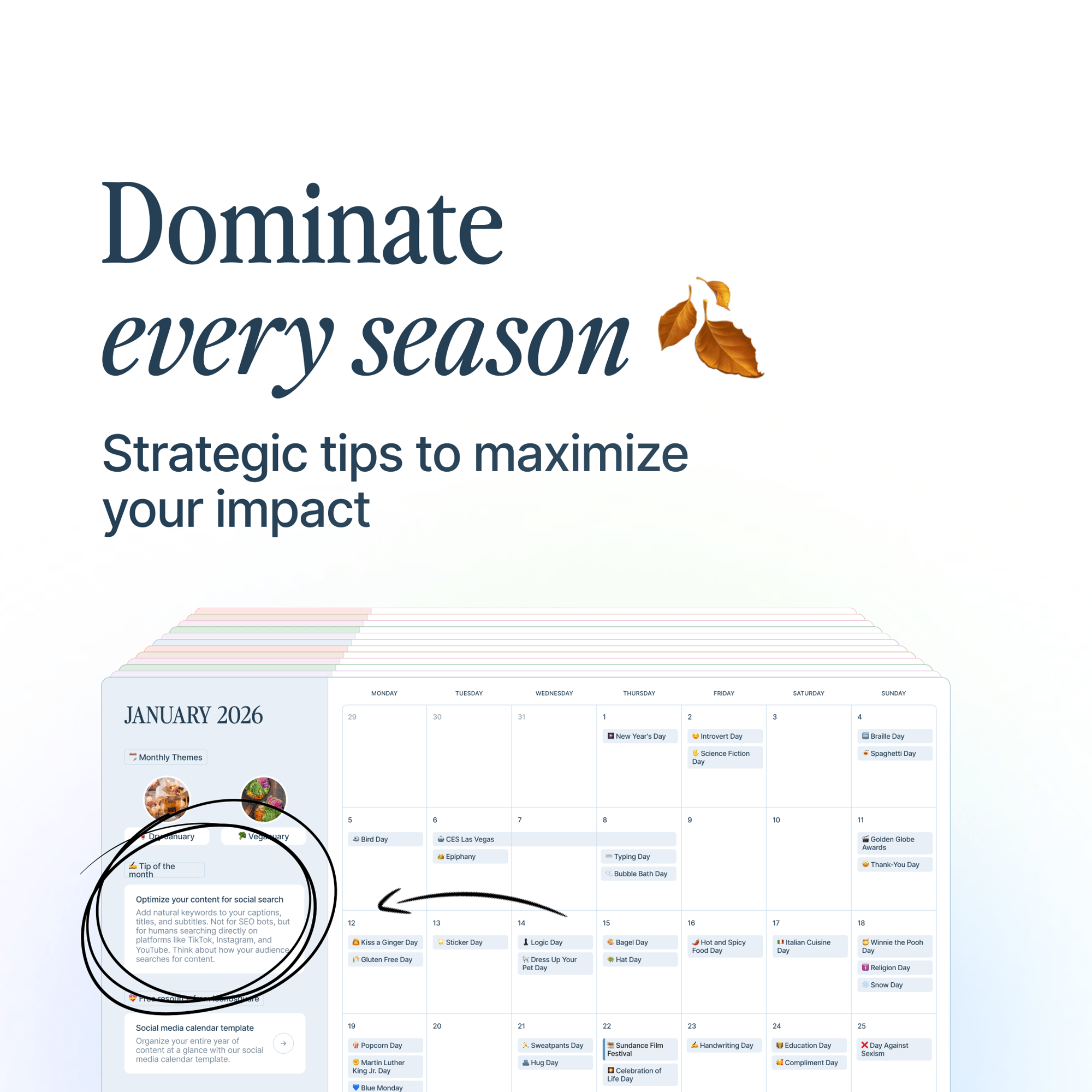 Enjoy monthly actionable tips